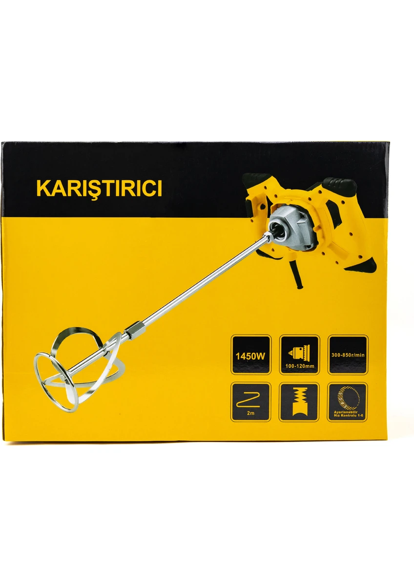 Çelikbei Alçı Boya Harç Karıştırıcı Mikser 1450W