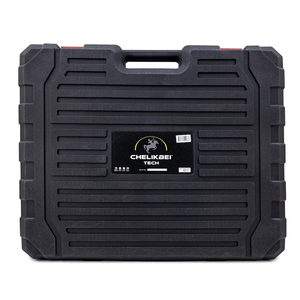 Çelikbei Beşli Şarjlı El Aletleri Seti Budama, Matkap, Spiral, Hilti ve Somun Sıkma Kırmızı