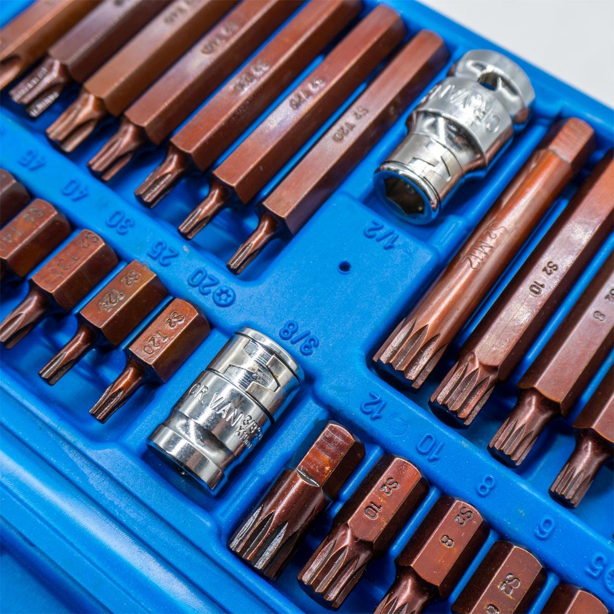 5595 Kaplamalı Power Bits Uç Seti 40 Parça 10 mm